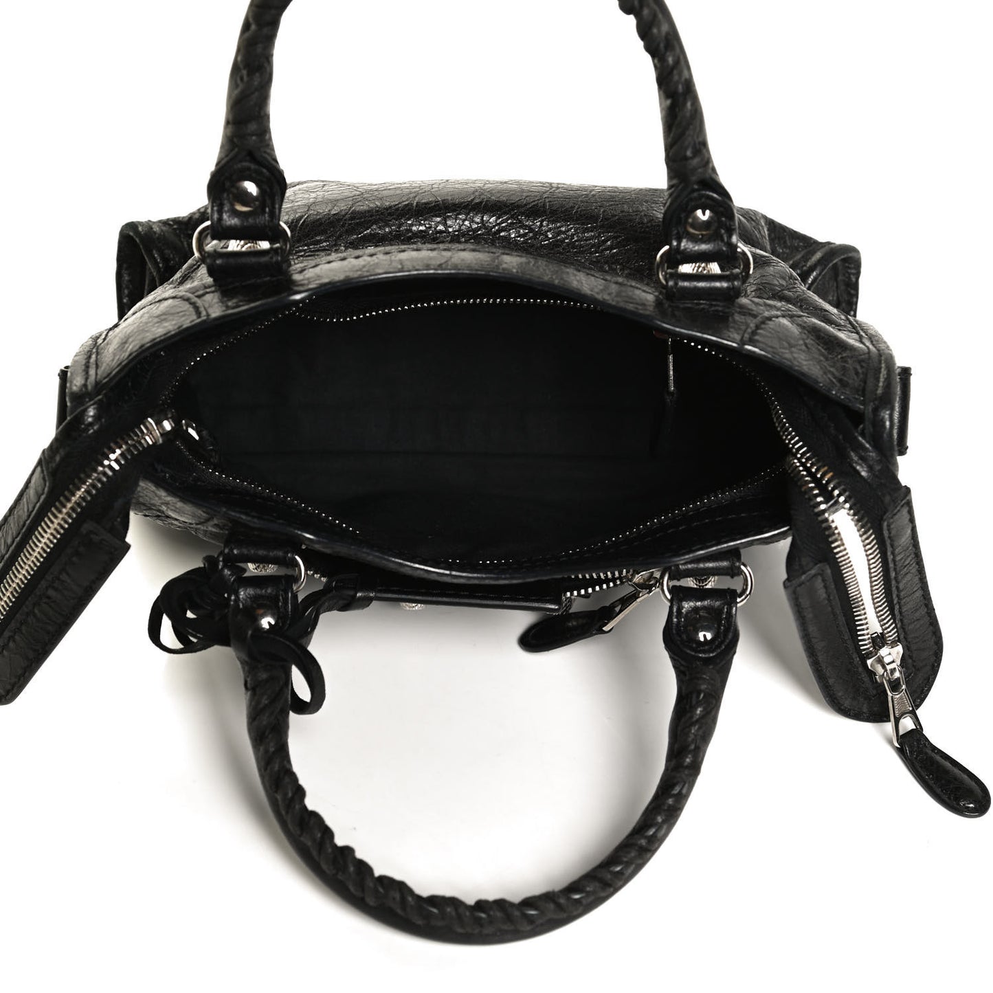 Agneau Giant 12 Silver Hardware Mini City Black