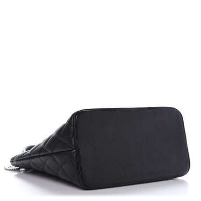 Chanel Caviar Quilted Medallion Tote Black 4 of 13