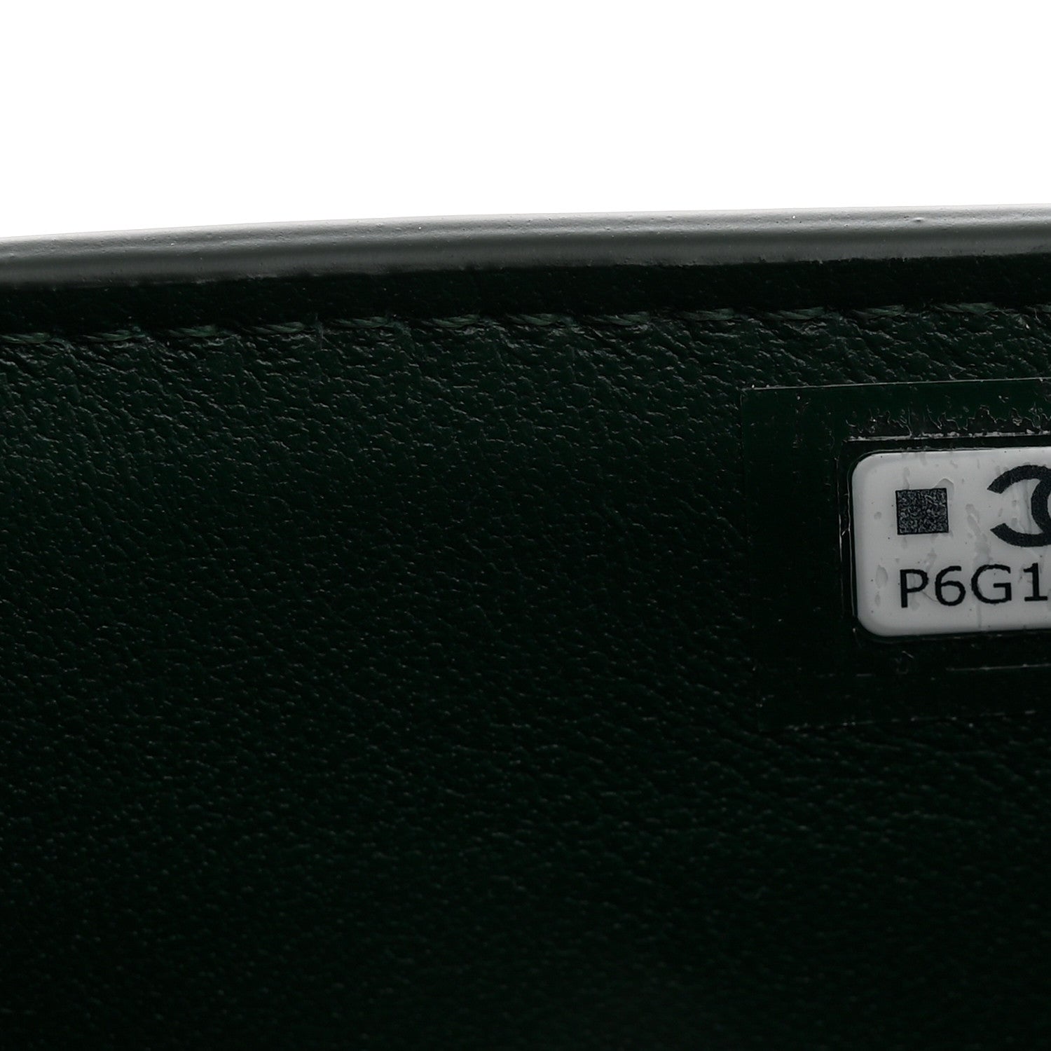 Chanel Calfskin Crocodile Embossed Crococo Passport Holder Emerald 7 of 8