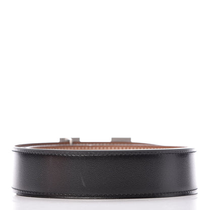 Hermes Box Togo 32mm H Belt 85 Black Gold 3 of 10
