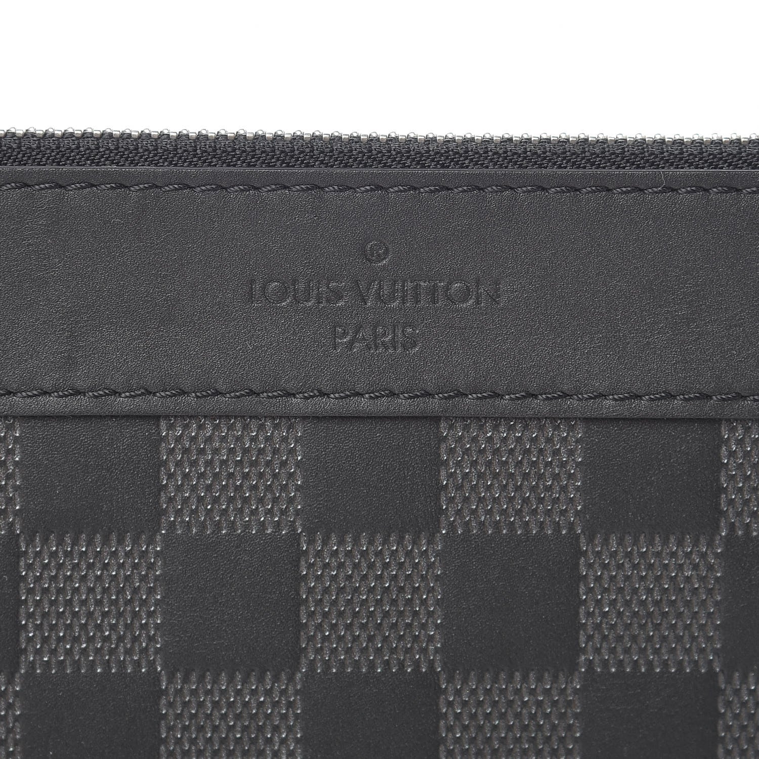 Louis Vuitton Damier Infini Discovery Pochette GM Onyx Silver 8 of 10