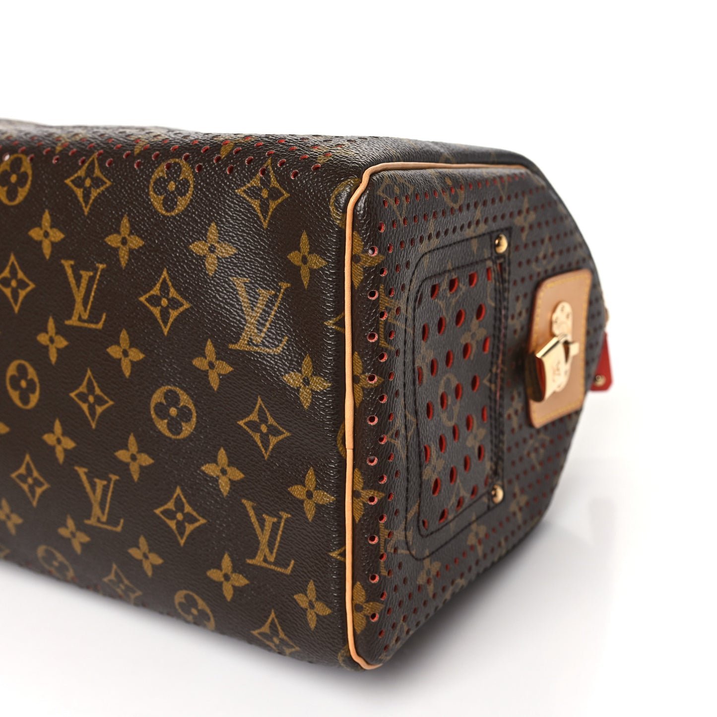 Monogram Perforated Speedy 30 Orange