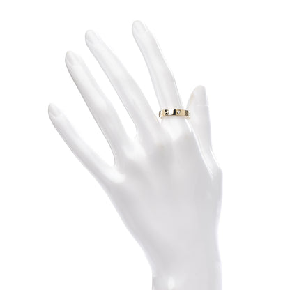 Cartier 18K Yellow Gold Diamond 4mm LOVE Wedding Band Ring 54 6.75 2 of 4