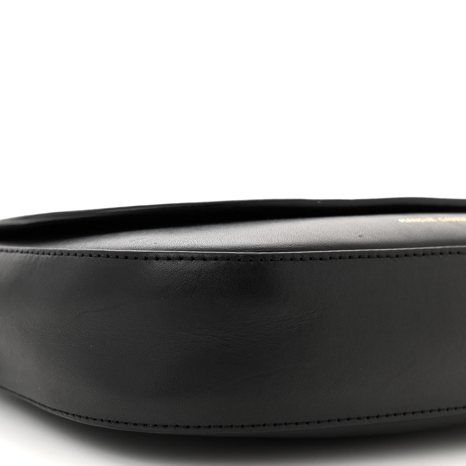 Mansur Gavriel Calfskin Flap Crossbody Bag Black 8 of 10