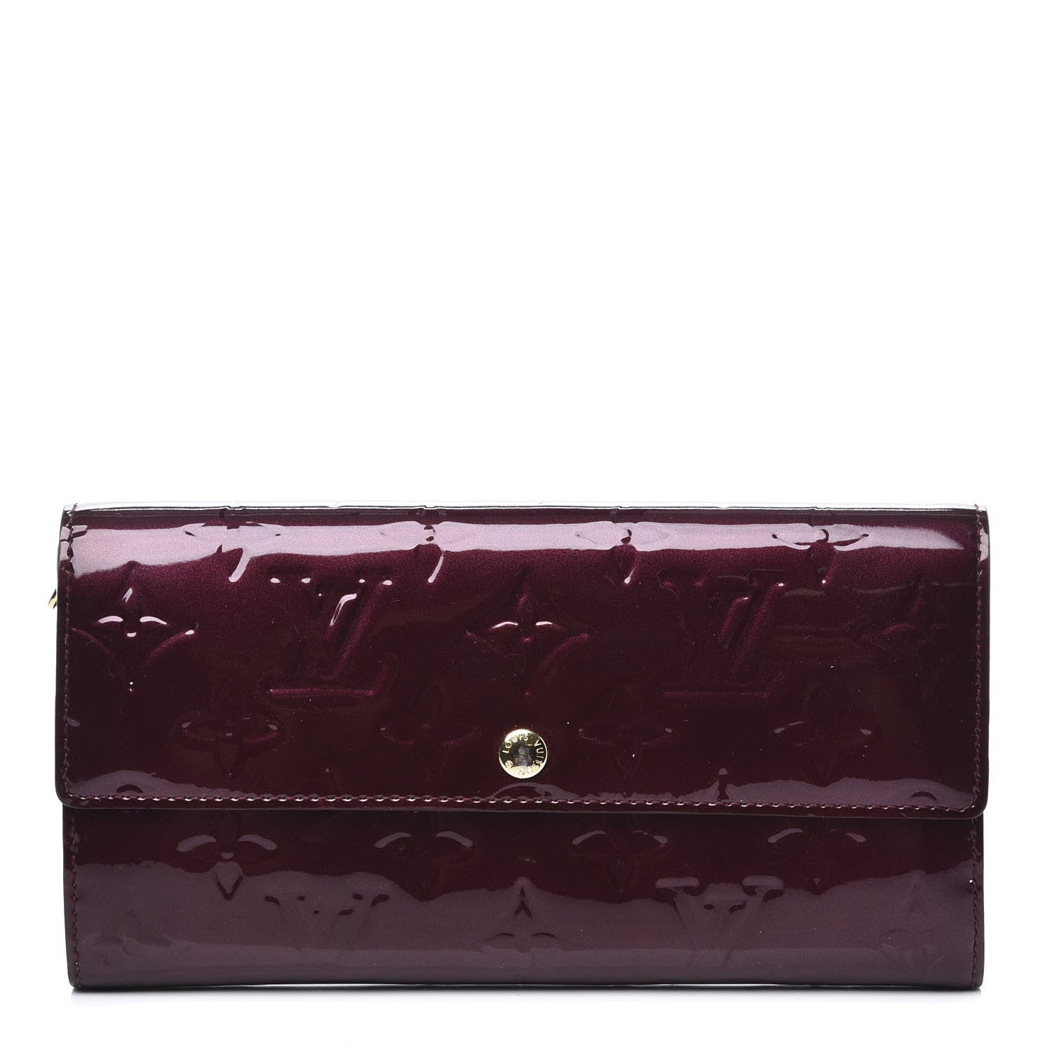 Louis Vuitton Vernis Sarah Wallet Rouge Fauviste 1 of 9