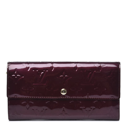 Louis Vuitton Vernis Sarah Wallet Rouge Fauviste 1 of 9
