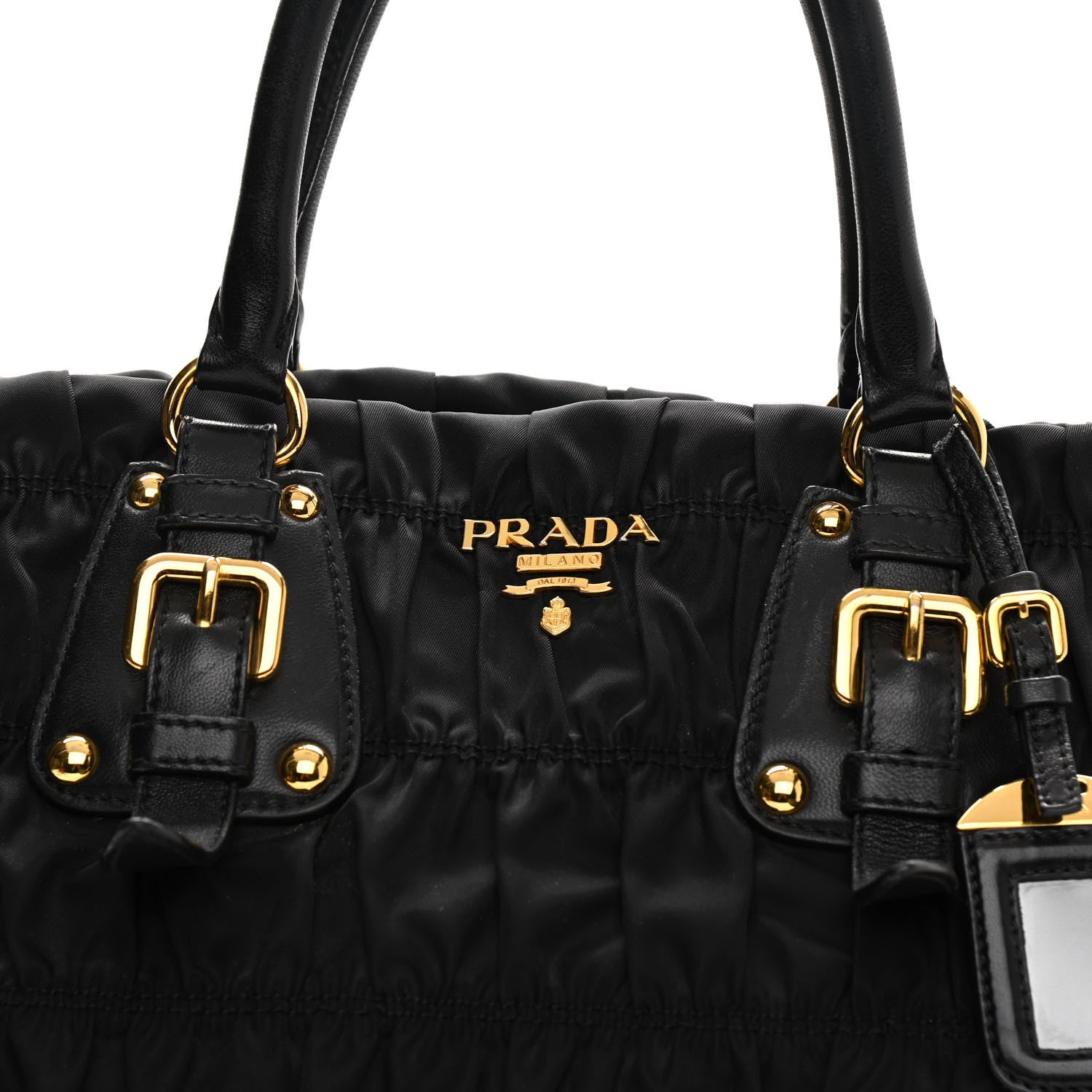 Prada Tessuto Nylon Gaufre Tote Black 8 of 16