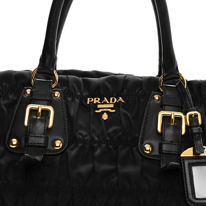 Prada Tessuto Nylon Gaufre Tote Black 8 of 16