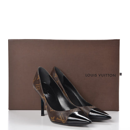 Louis Vuitton Patent Monogram Fetish Pumps 34.5 10 of 11