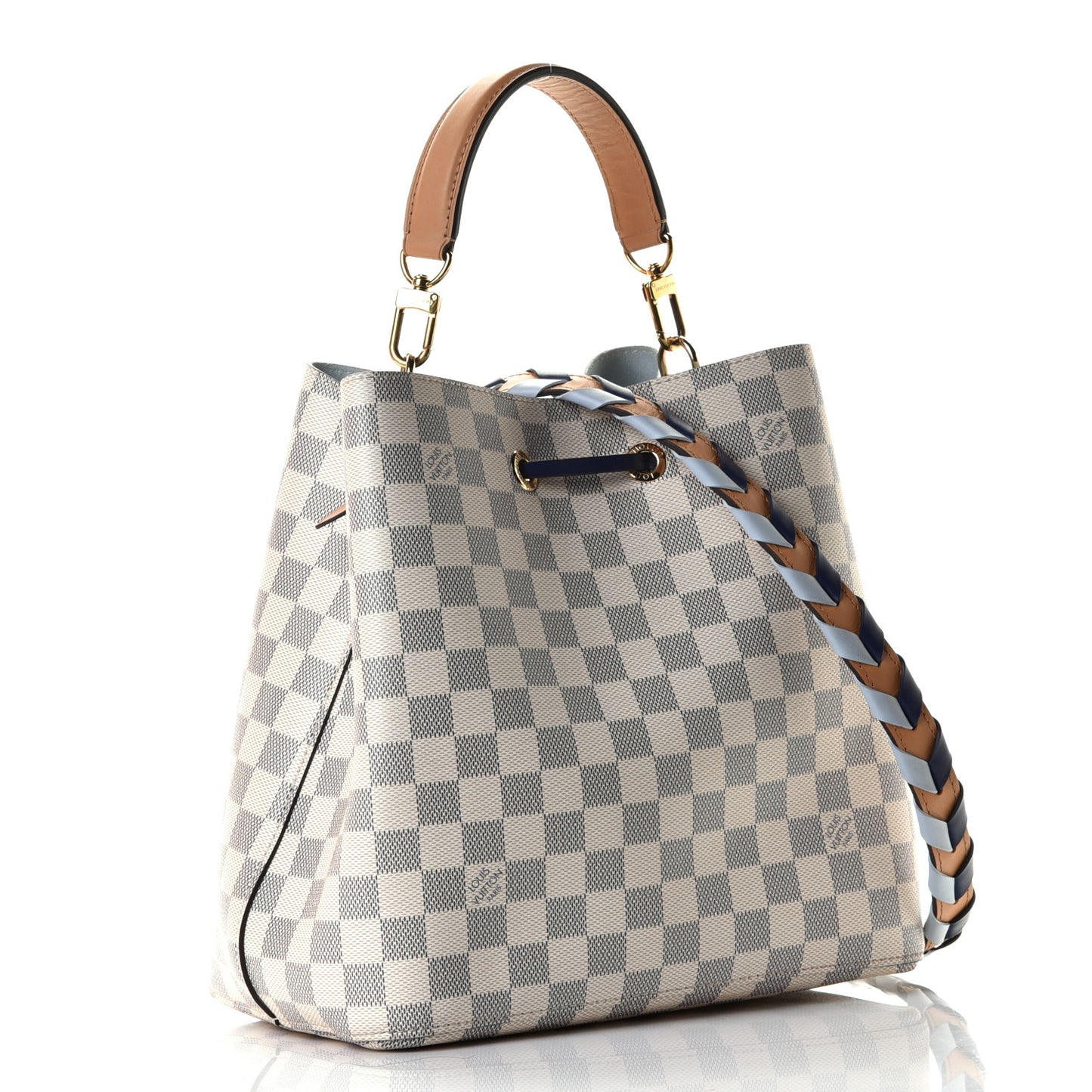 Damier Azur Braided Neonoe MM Blue