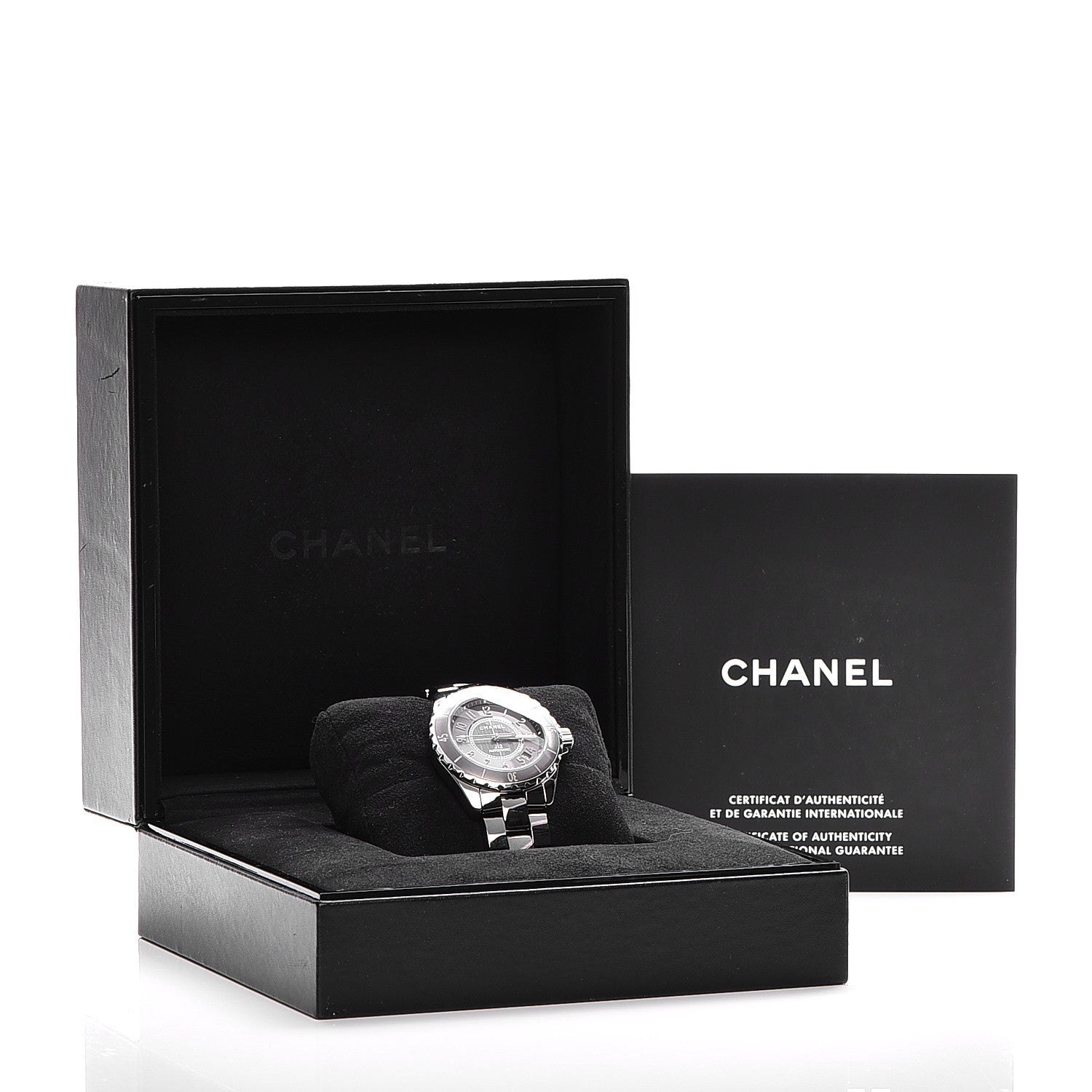 Chanel Titanium Ceramic 38mm J12 Chromatic Automatic Watch 7 of 7
