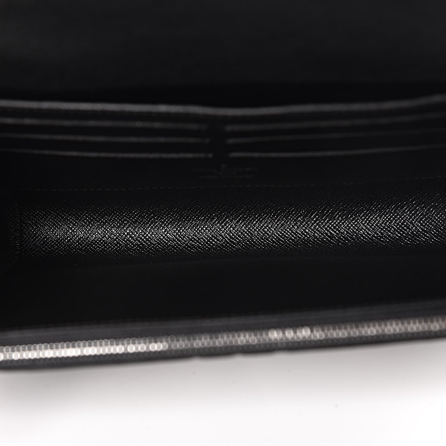 Louis Vuitton Epi Chain Flower Print Twist Chain Wallet Black 5 of 10