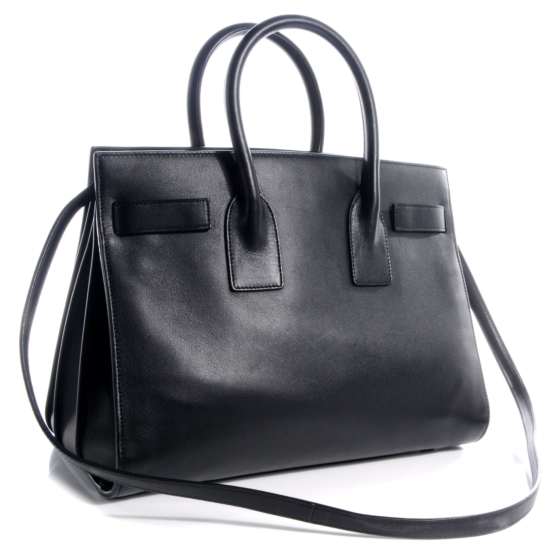 Saint Laurent Leather Small Sac de Jour Black 4 of 9