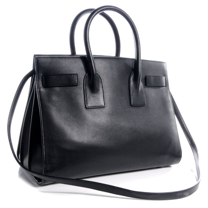 Saint Laurent Leather Small Sac de Jour Black 4 of 9