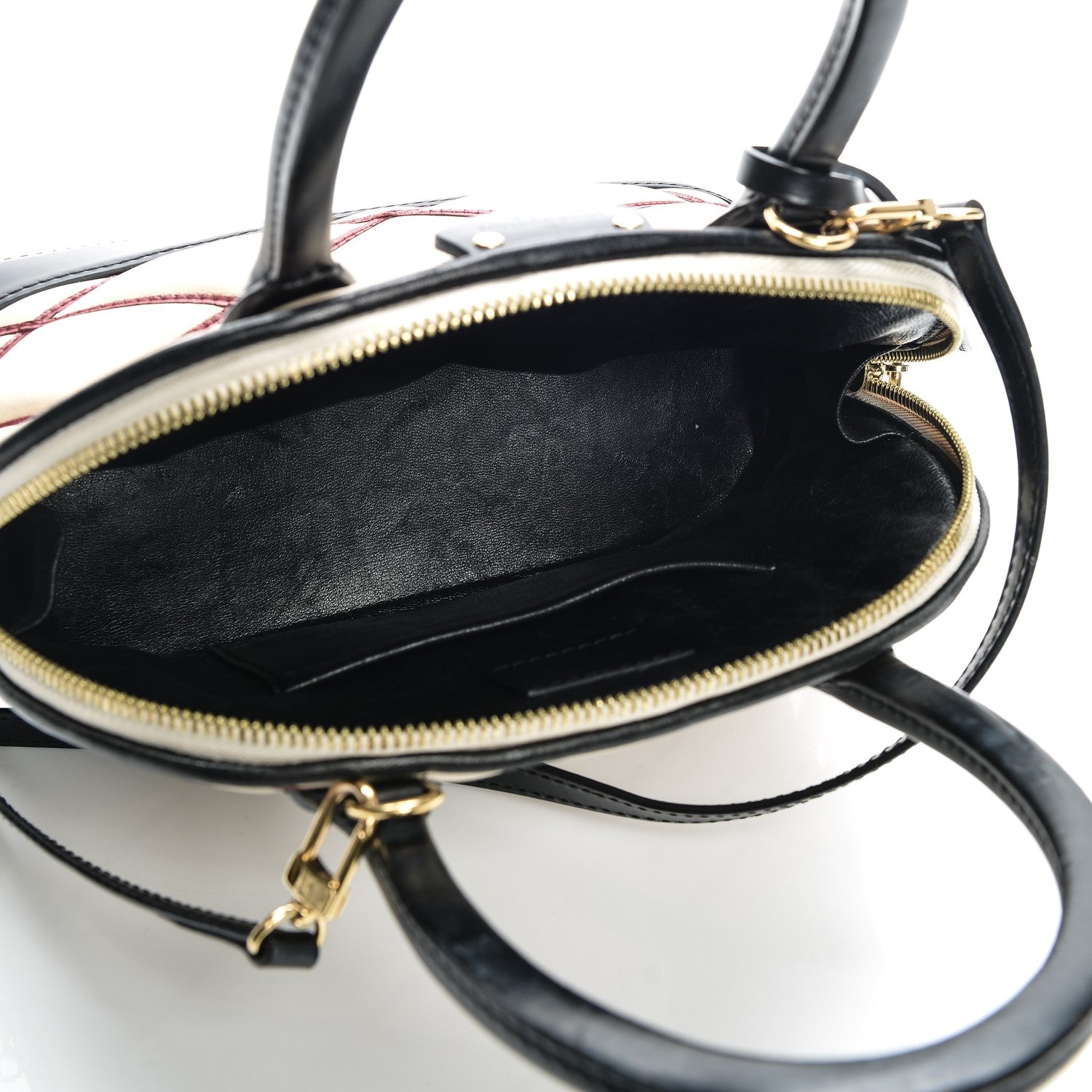 Louis Vuitton Lambskin Malletage Alma BB Natural 5 of 9