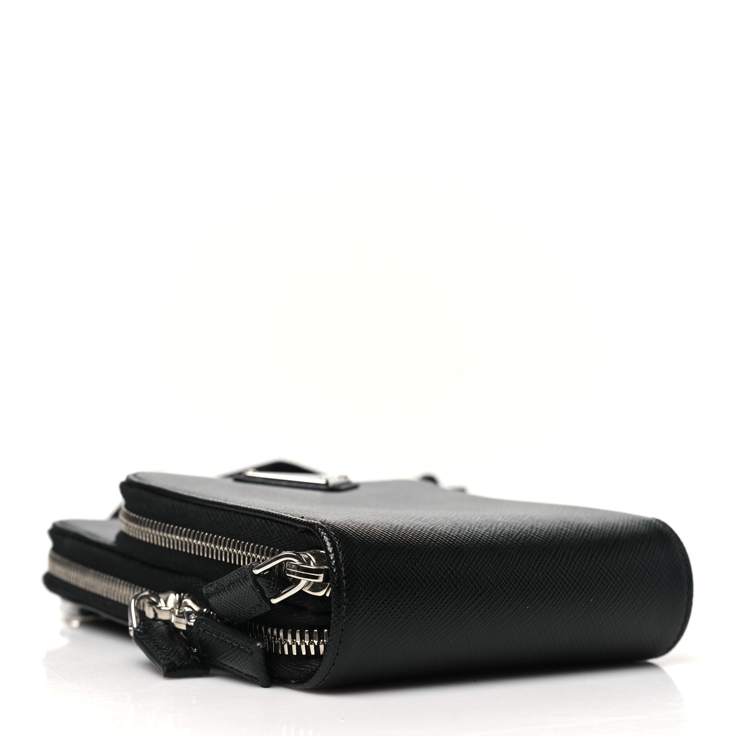 Saffiano Smartphone Case Crossbody Black