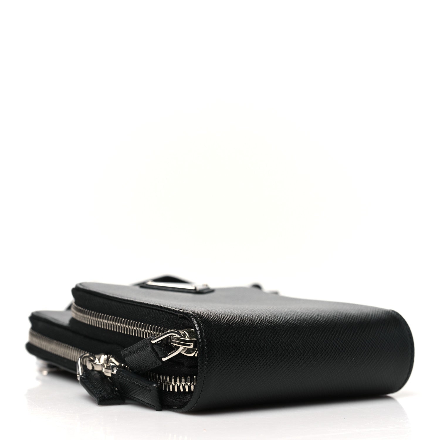 Prada Saffiano Smartphone Case Crossbody Black 4 of 10