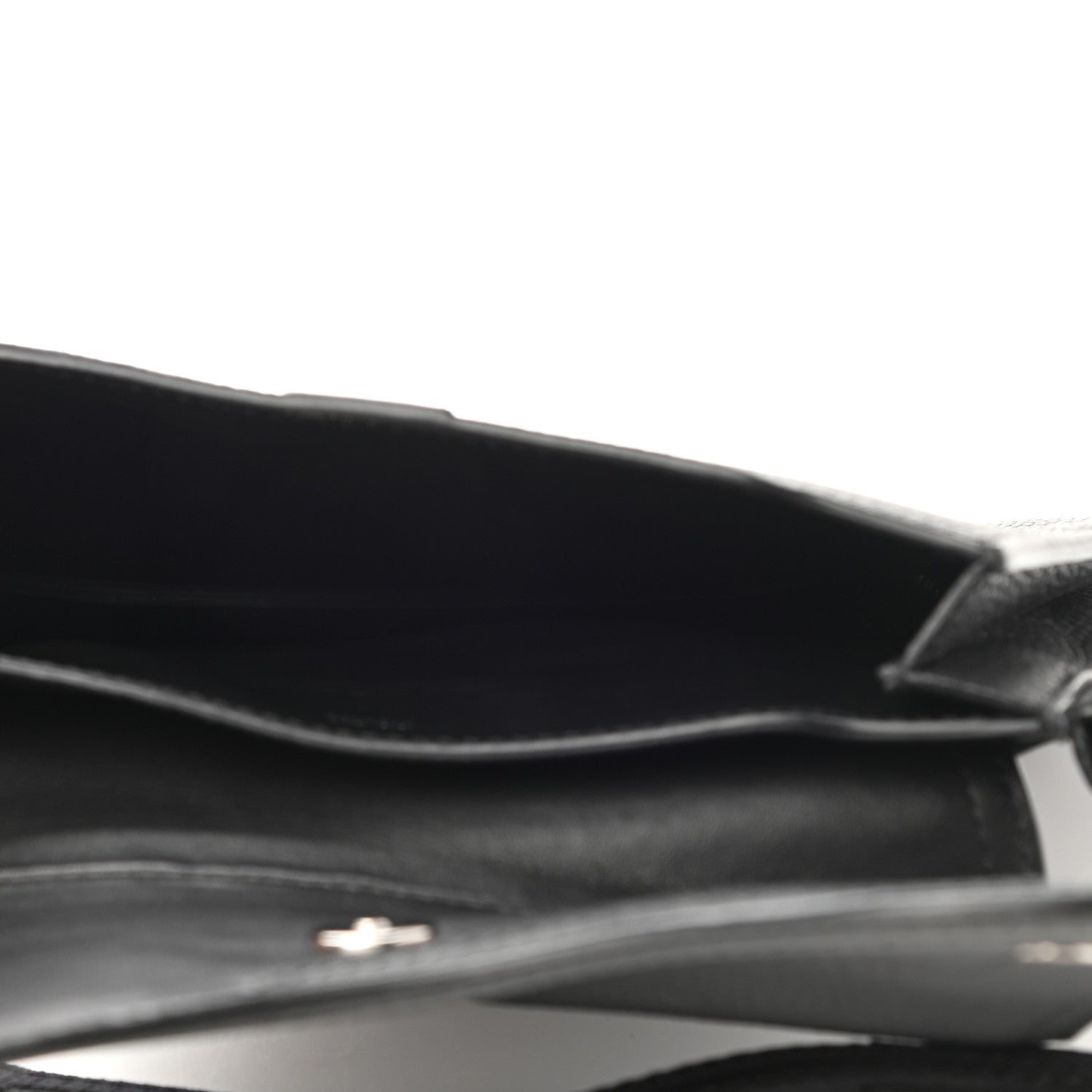 Christian Dior X KAWS Grained Calfskin Saddle Wristlet Black 5 of 6
