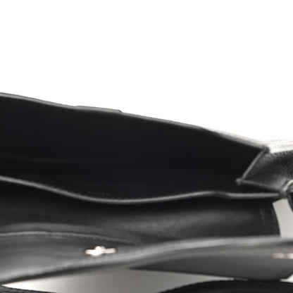 Christian Dior X KAWS Grained Calfskin Saddle Wristlet Black 5 of 6