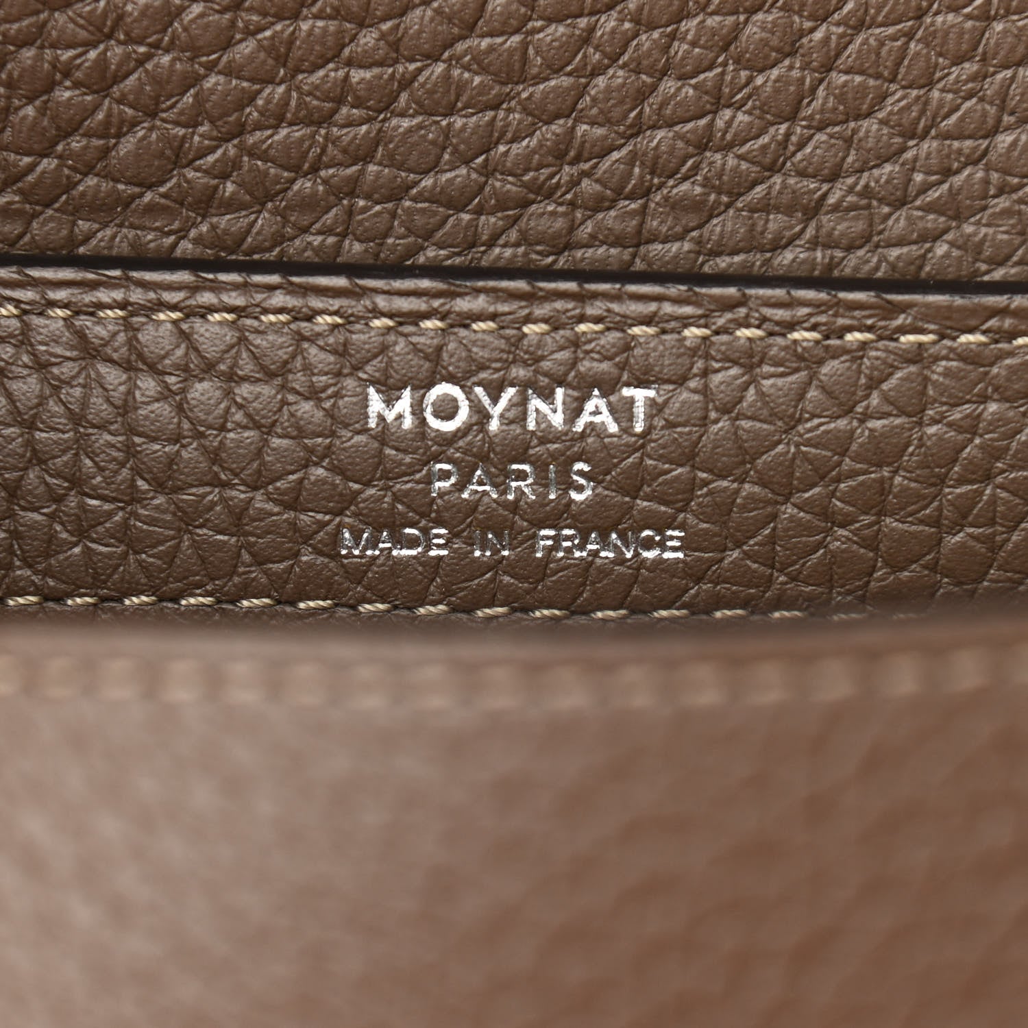 Moynat Taurillon Blush Rejane BB Taupe 8 of 9