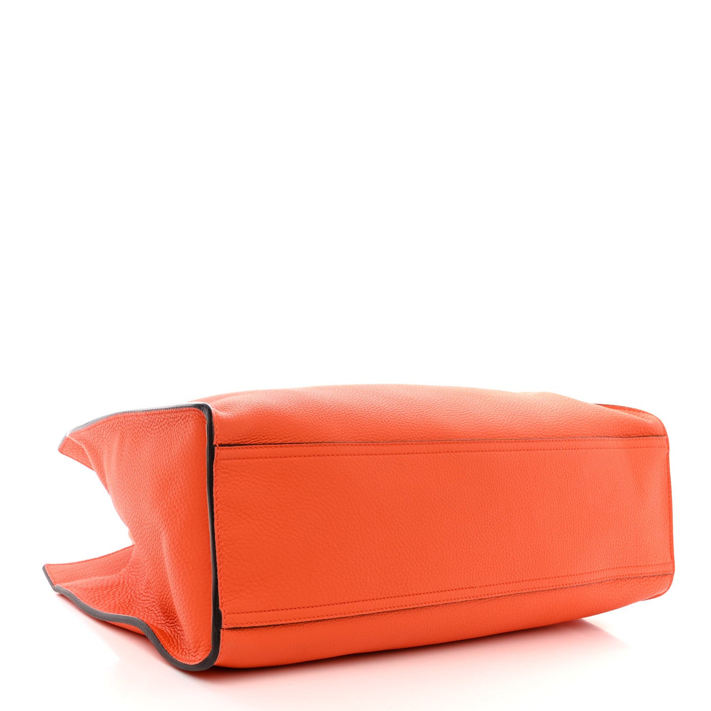 Soft Calfskin Medium Jackie Top Handle Bag Orange