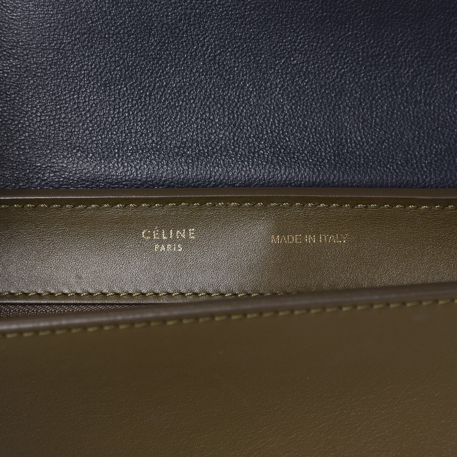 Celine Velluto Calfskin Suede Medium Tri-Color Trapeze 9 of 11