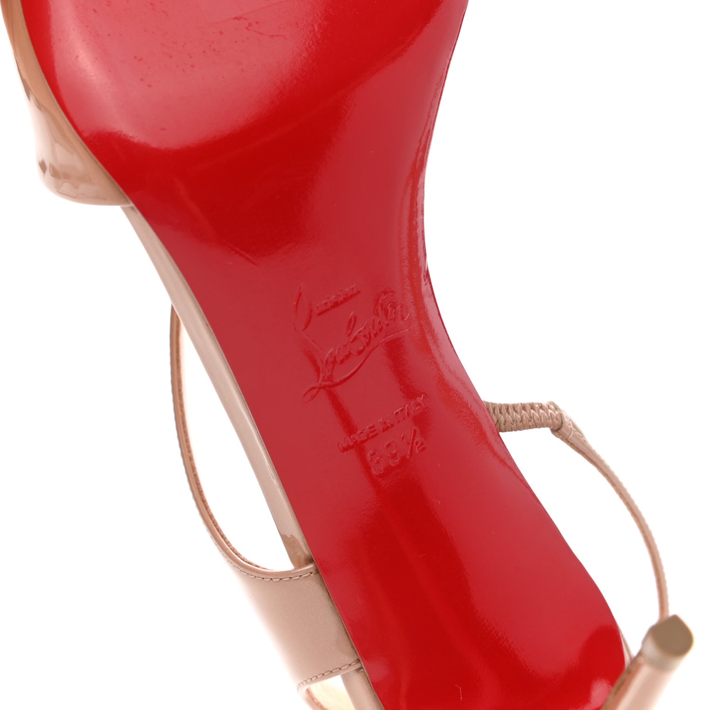 Patent Brandina 85 Pumps 39.5 Sun Nude