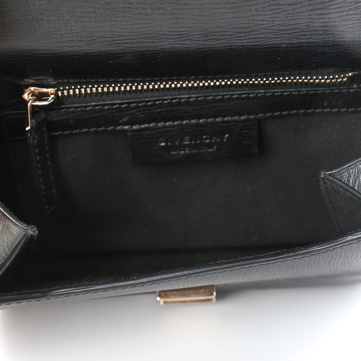 Givenchy Textured Calfskin Mini Pandora Box Chain Crossbody Bag Black 4 of 5