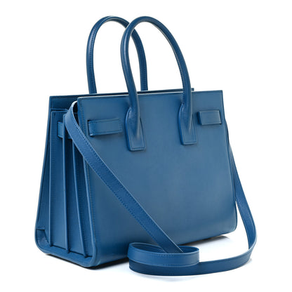 Saint Laurent Calfskin Baby Sac De Jour Indigo 3 of 28