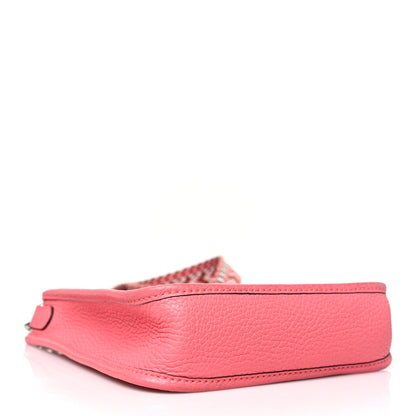 Hermes Taurillon Clemence Allegro Evelyne TPM Rose Azalee Rose Confetti 4 of 11