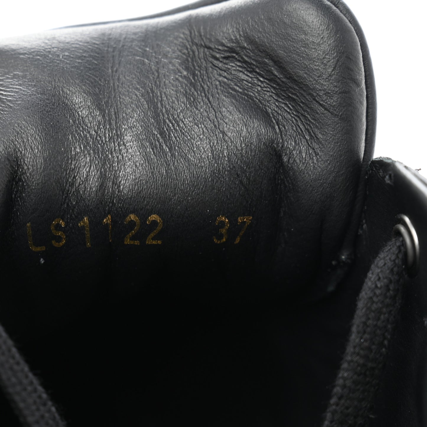 Calfskin Suede Logo Sneakers 37 Black