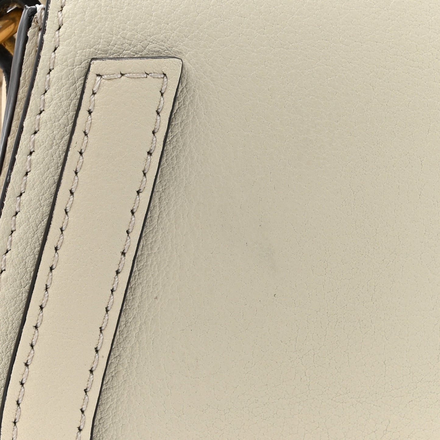 Calfskin Suede Small Nile Bracelet Bag Off White