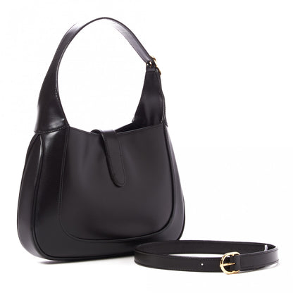 Gucci Boarded Dyana Lux Calfskin Small Jackie 1961 Hobo Black 4 of 10