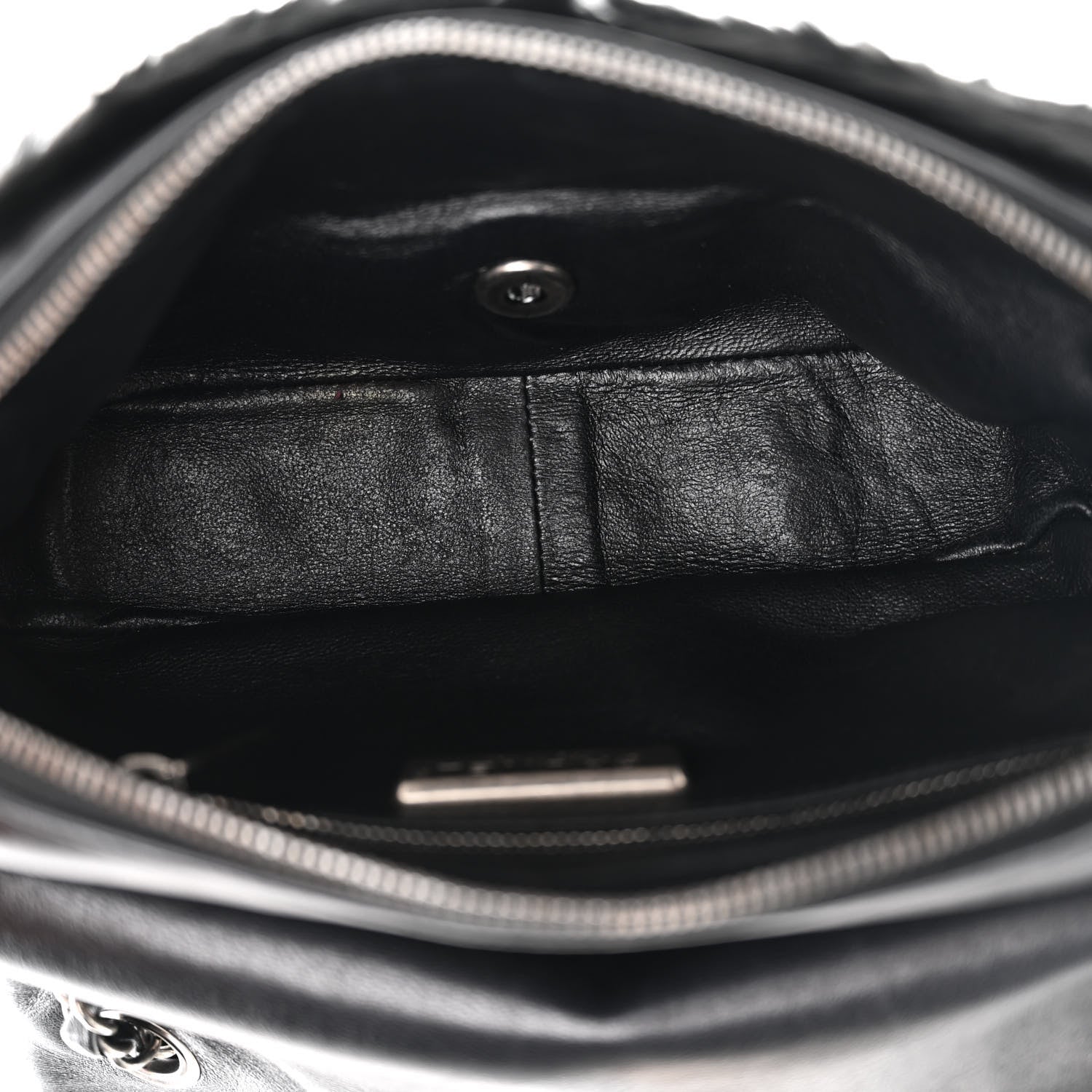 Chanel Rabbit Fur Medium Single Flap Black 5 of 10