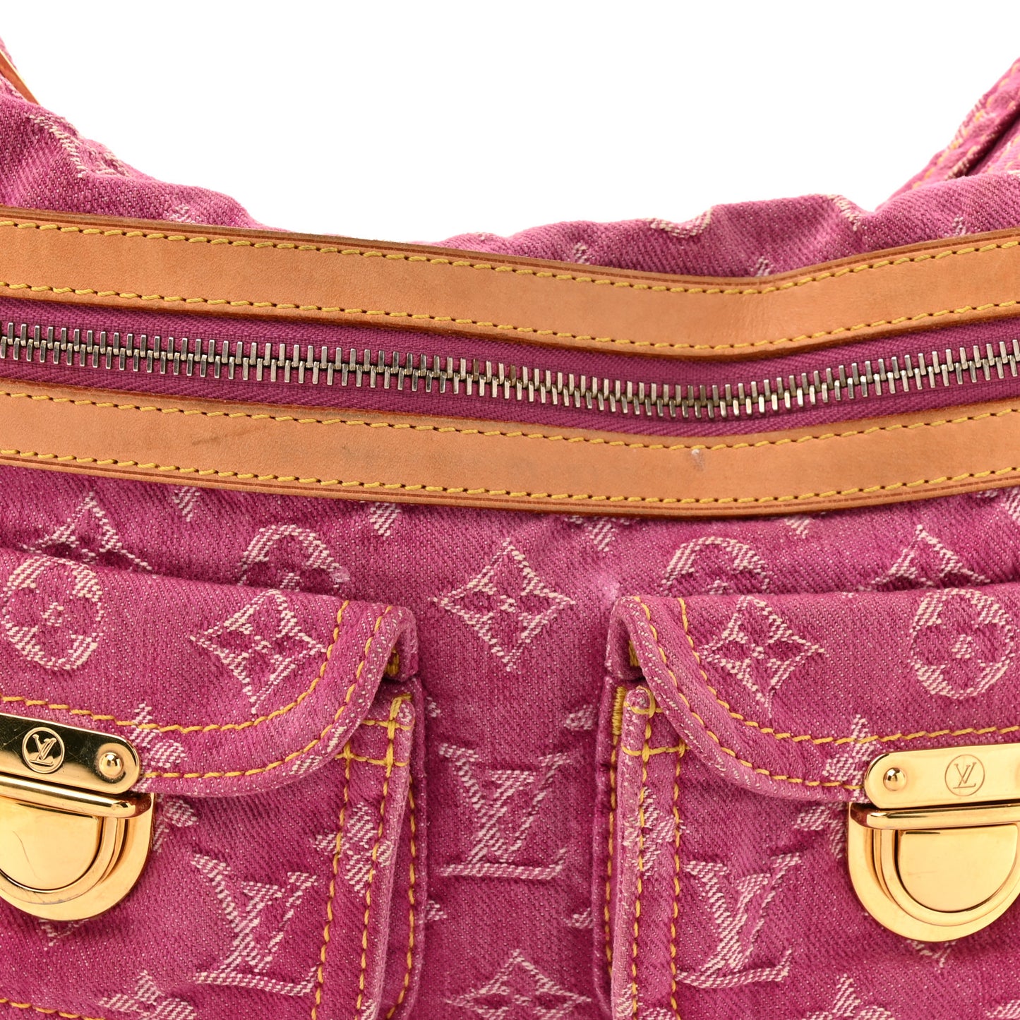 Denim Baggy PM Fuchsia