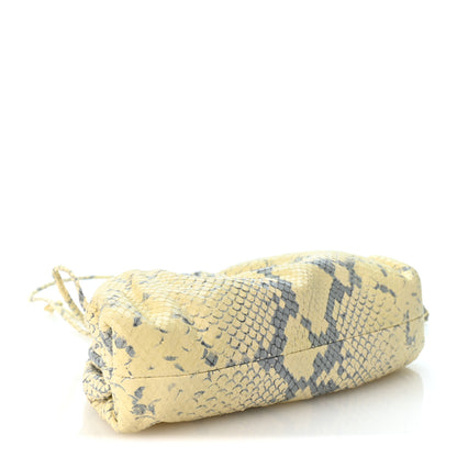 Bottega Veneta Snakeskin The Mini Pouch Cantaloupe 4 of 10