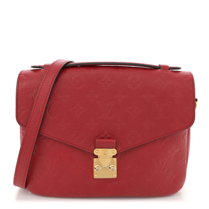 Louis Vuitton Empreinte Pochette Metis Cherry 1 of 14