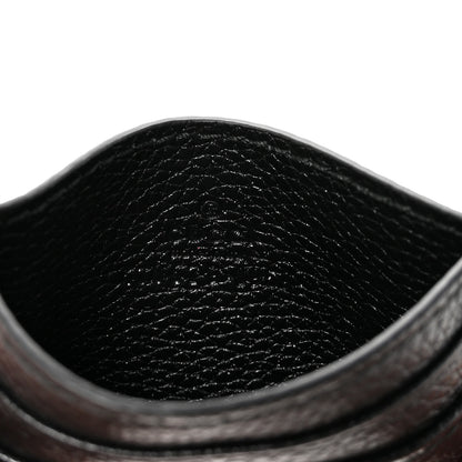 Gucci Grainy Calfskin Zumi Card Holder Black 6 of 7
