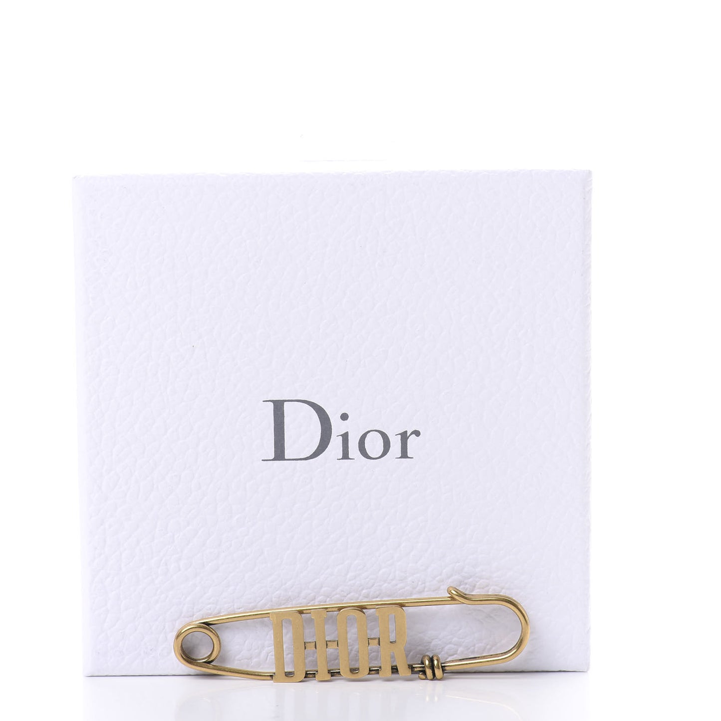 Logo Brooch Gold