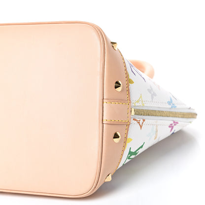 Louis Vuitton Monogram Multicolor Alma White 9 of 12