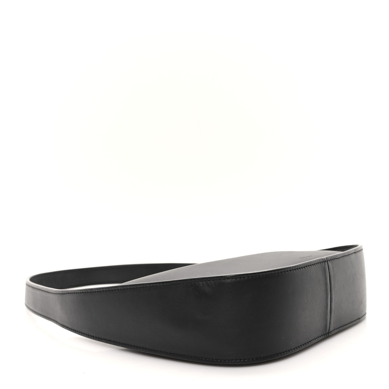 The Row Smooth Calfskin Half Moon Shoulder Bag Black 4 of 9