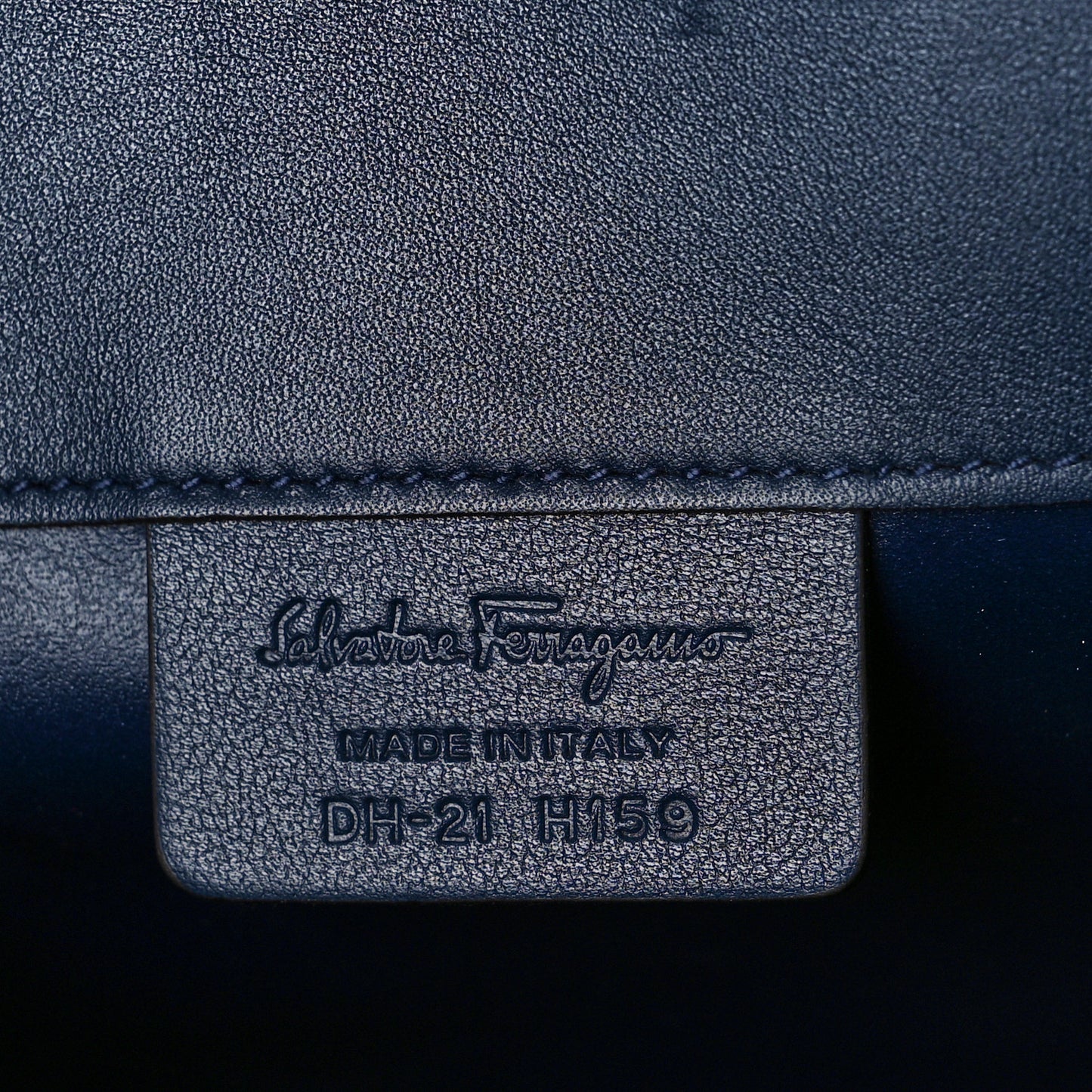 Calfskin Medium Studio Bag Navy