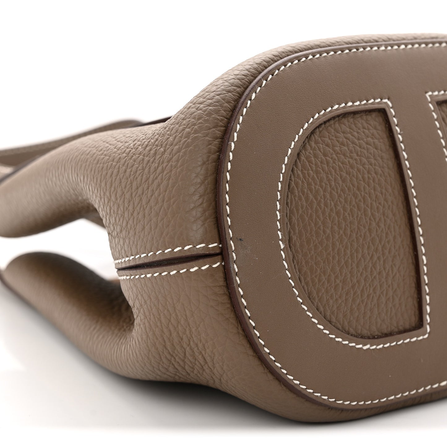 Taurillon Clemence Swift In-The-Loop 18 Bag Etoupe