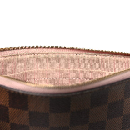 Louis Vuitton Damier Ebene Neverfull MM GM Pochette Rose Ballerine 10 of 11