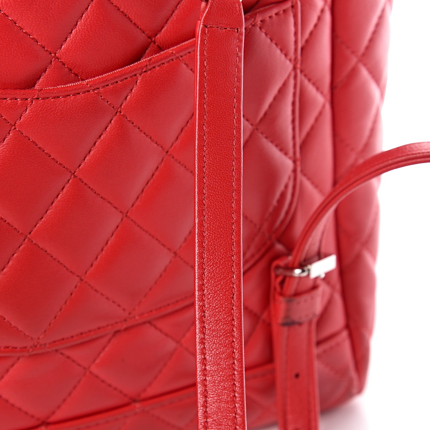 Chanel Lambskin Quilted Small Urban Spirit Backpack Red 15 of 17