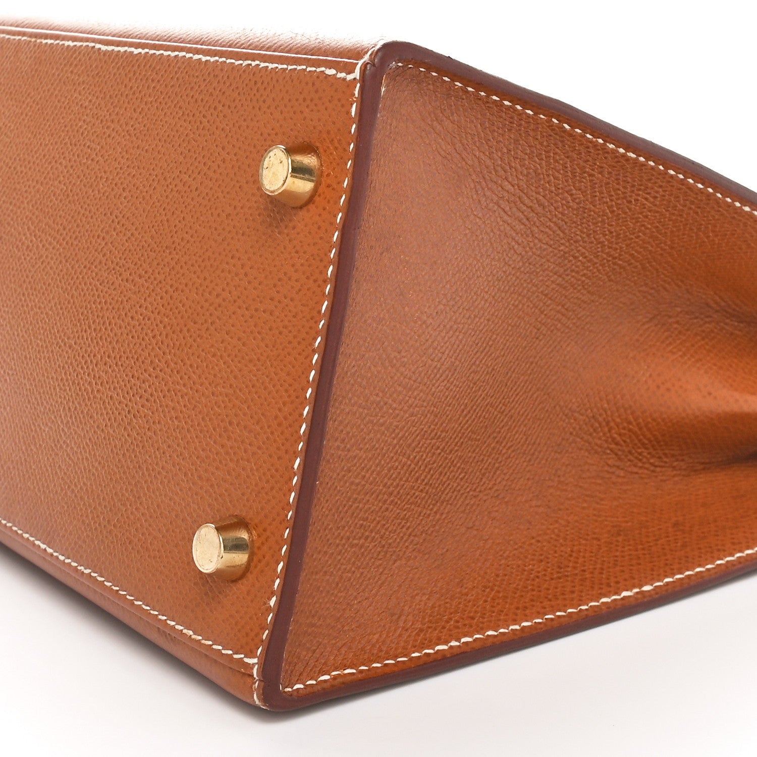 Hermes Courchevel Kelly Sellier 28 Gold 10 of 11
