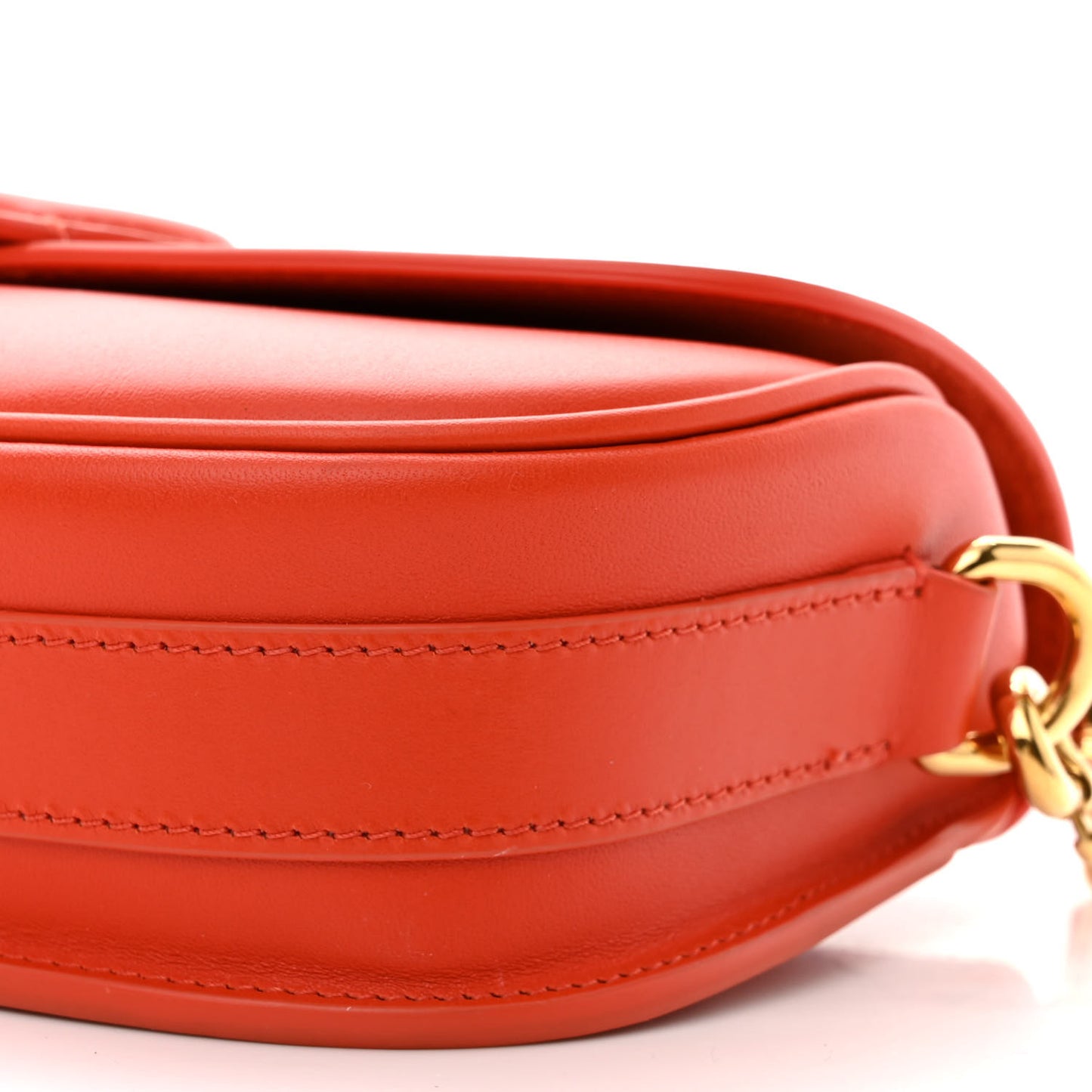 Box Calfskin East West Bobby Bag Orange