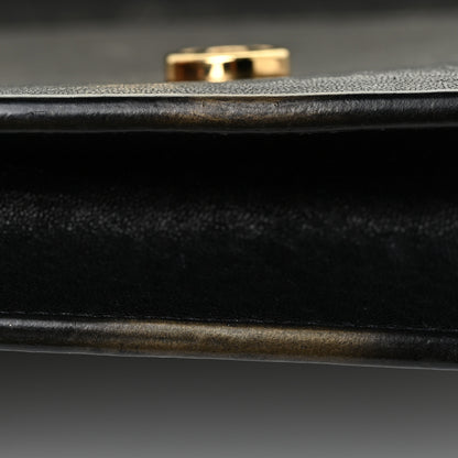 Saint Laurent Smooth Calfskin Classic Monogram Kate Heart Tassel Heart Chain Wallet Black 20 of 22