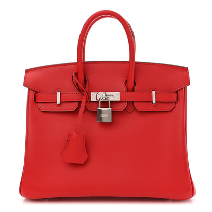 Hermes Swift Birkin 25 Rouge De Coeur 1 of 10