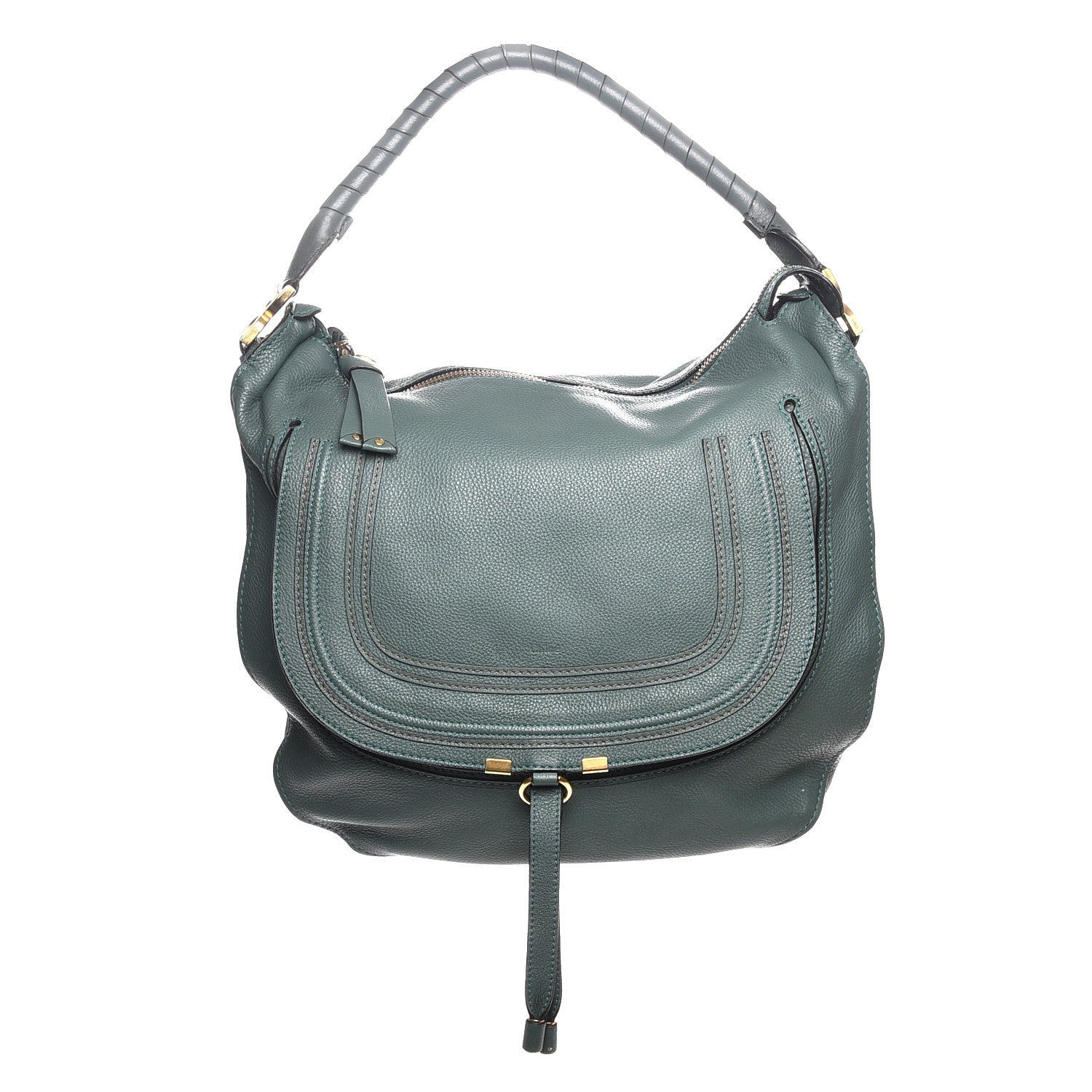 Chloe Calfskin Large Marcie Hobo Eucalyptus 1 of 9